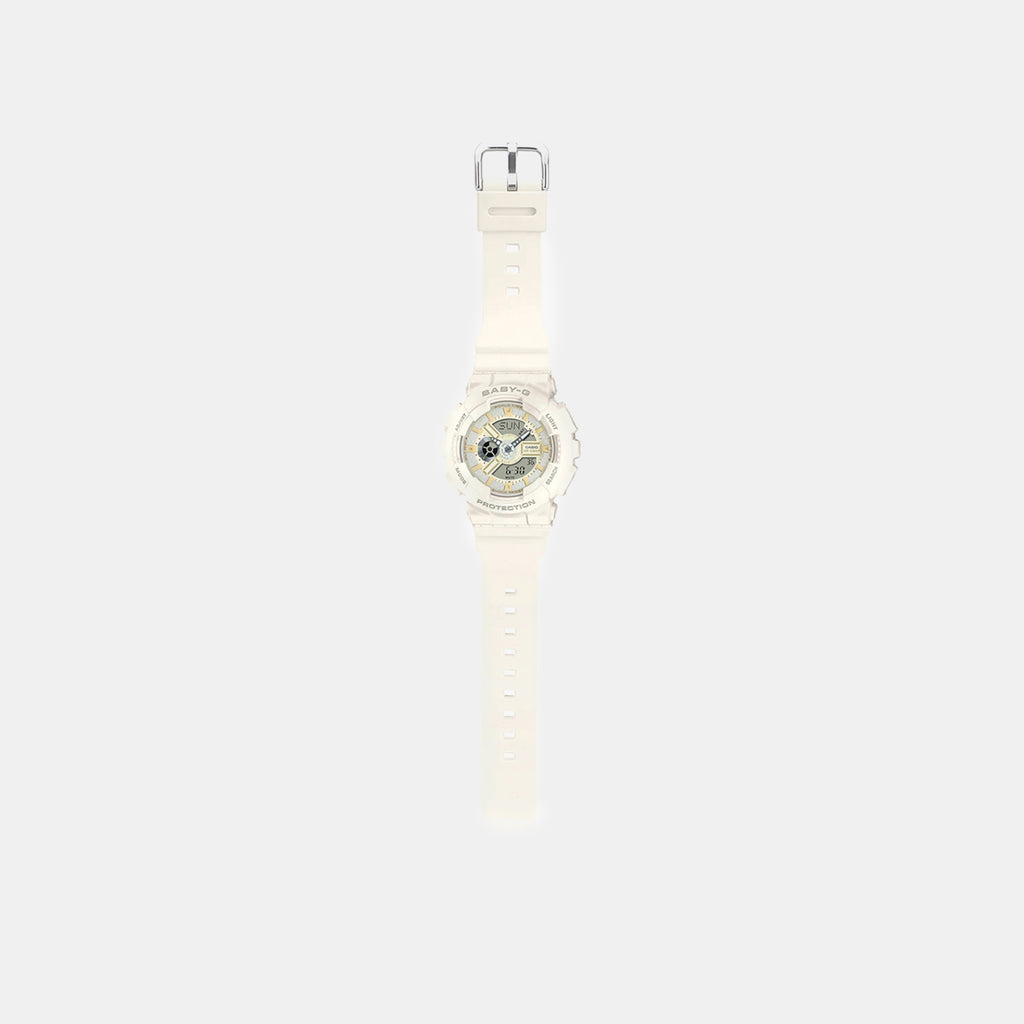 Baby-G Men Quartz White Dial Analog-Digital Resin Watch B228