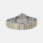 Men Quartz Silver Dial Analog Stainless Steel Watch BE9174-55A