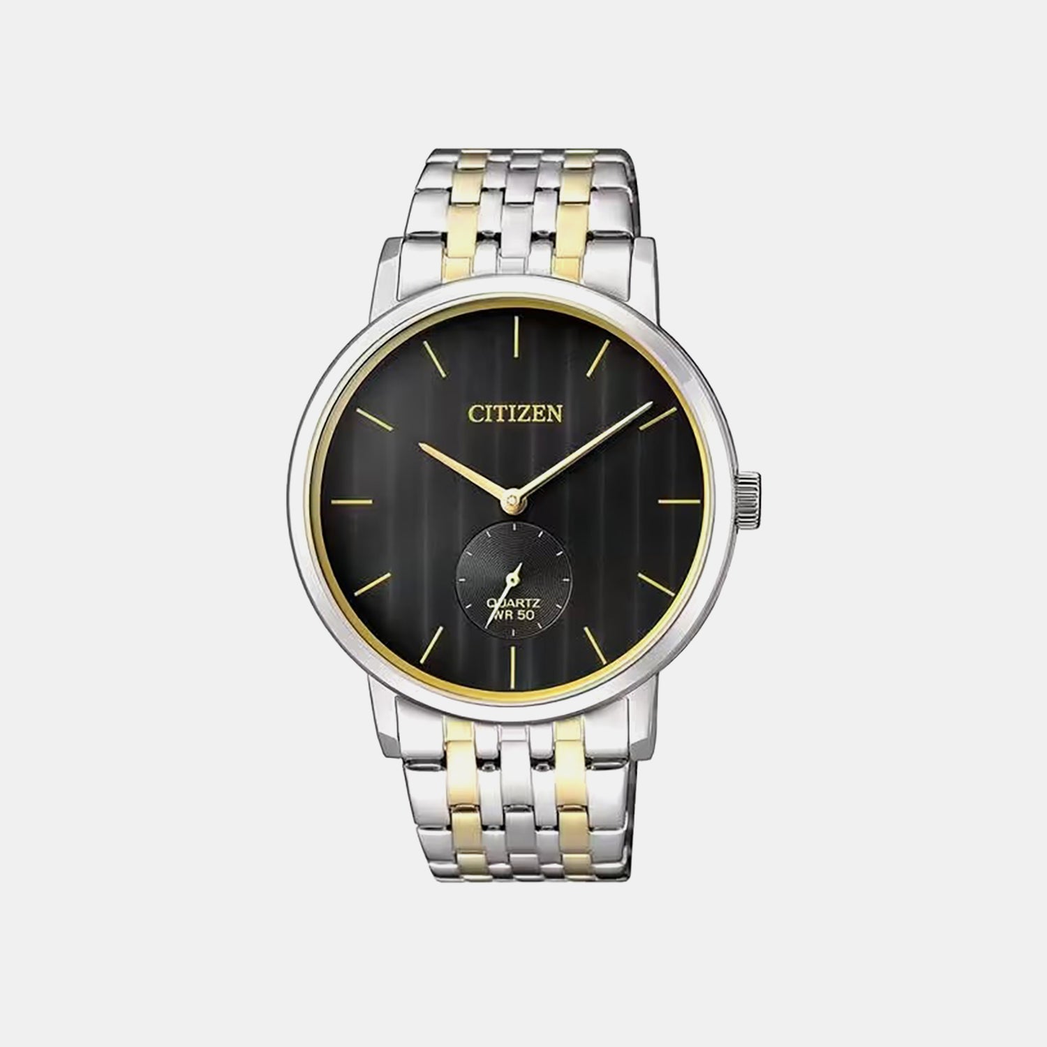 Men Quartz Black Dial Analog Stainless Steel Watch BE9174-55E