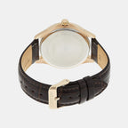 Men Quartz Black Dial Analog Leather Watch BF2023-01H