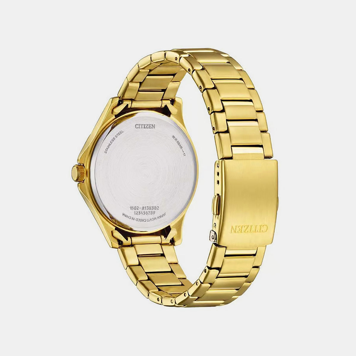 Men Quartz Gold Dial Analog Stainless Steel Watch BF2028-83P