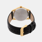 Men Quartz Black Dial Analog Leather Watch BH5002-02E