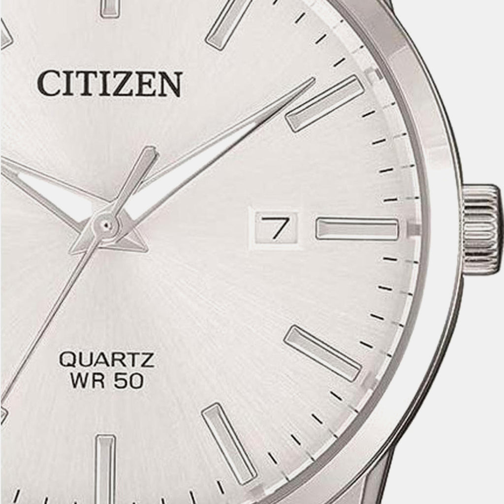 Citizen X Men Quartz Silver Dial Analog Stainless Steel Watch BI5000-87A