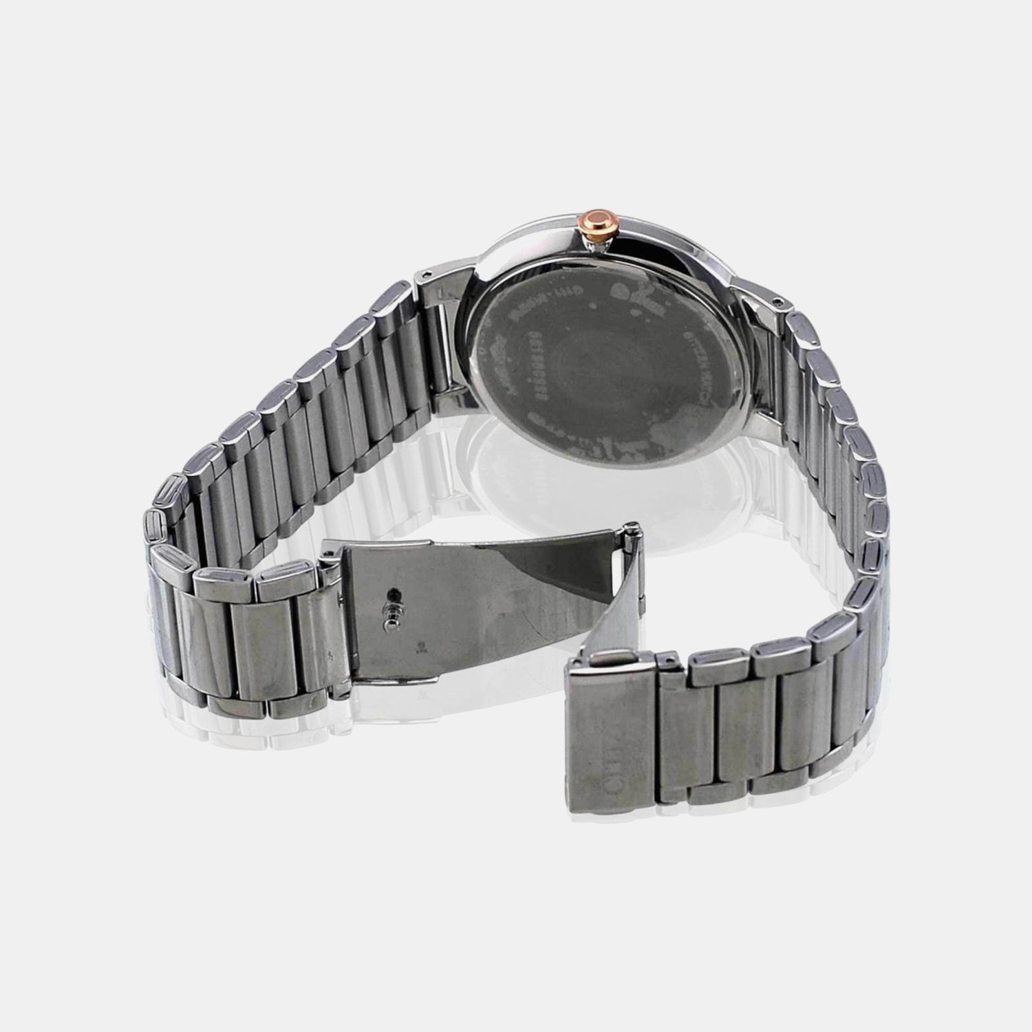 Men Quartz Black Dial Analog Stainless Steel Watch BI5014-58E