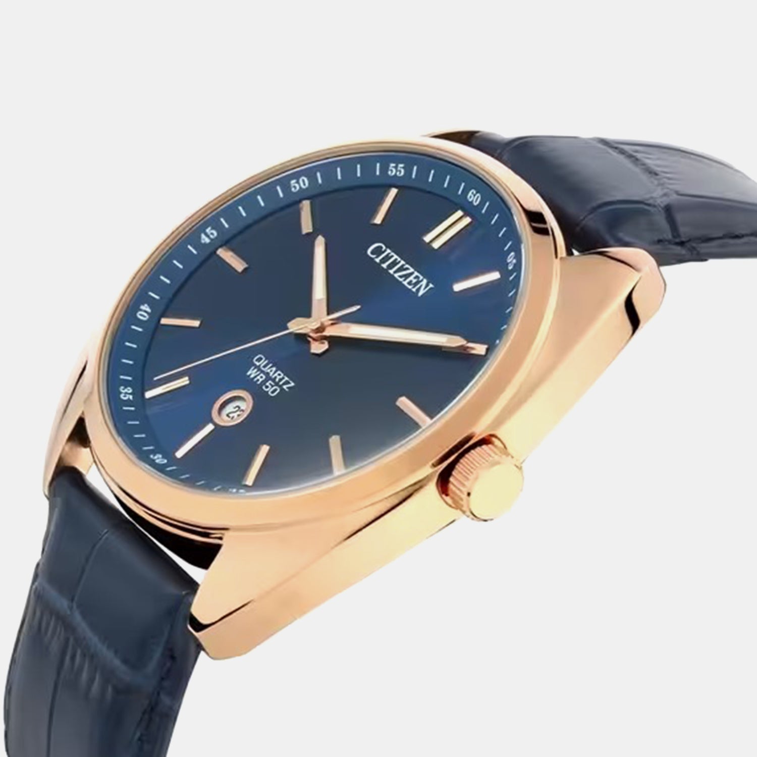 Men Quartz Blue Dial Analog Stainless Steel BI5093-01L
