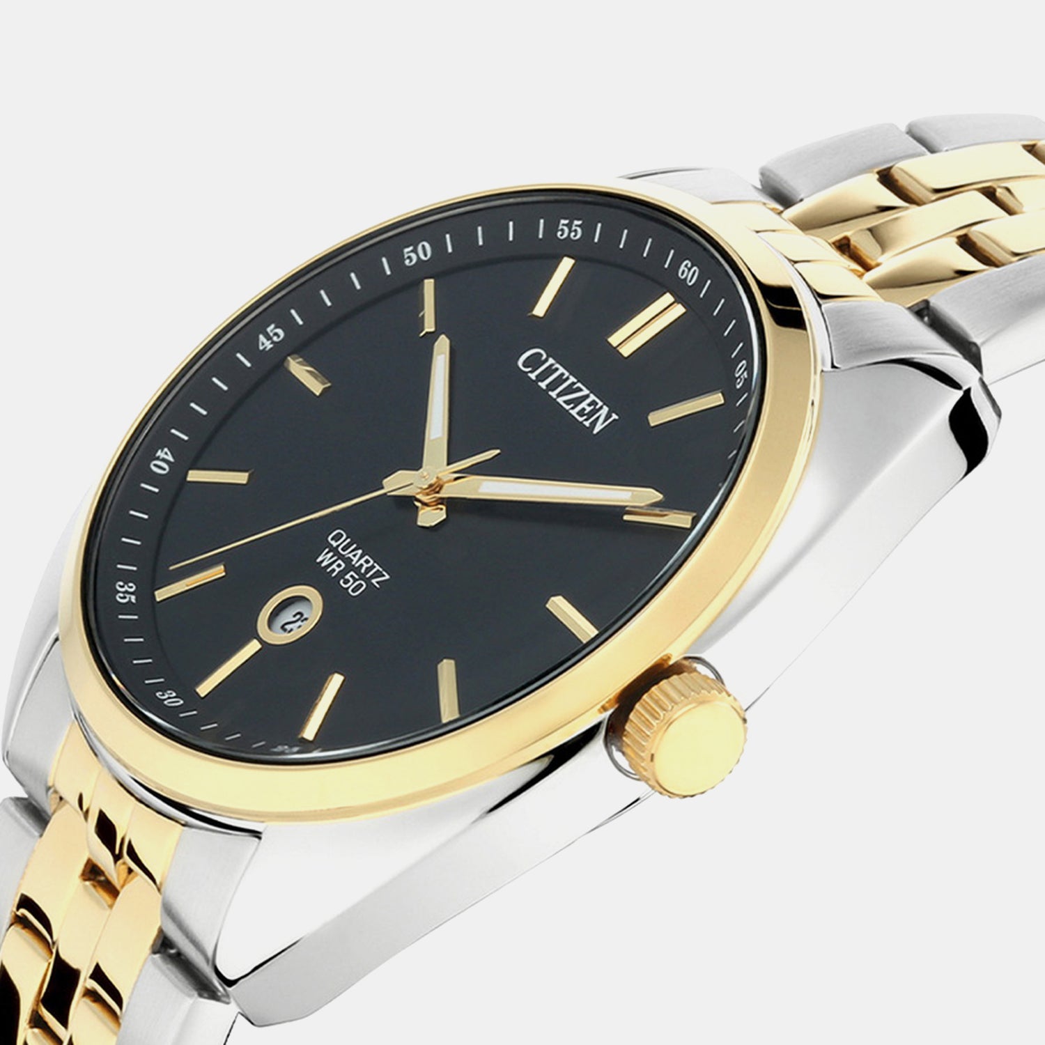 Citizen X Men Quartz Black Dial Analog Stainless Steel Watch BI5094-59E