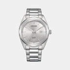 Hyperion Men Quartz White Dial Analog Stainless Steel Watch BI5110-54A