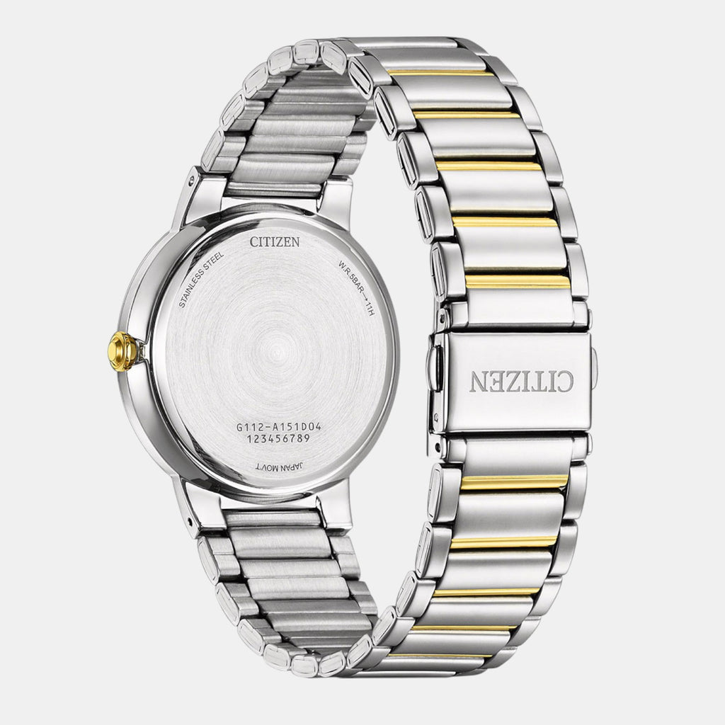 Hyperion Men Quartz Blue Dial Analog Stainless Steel Watch BI5124-50L