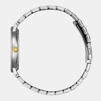 Hyperion Men Quartz Blue Dial Analog Stainless Steel Watch BI5124-50L