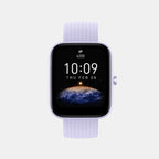 Unisex Processor Blue Dial LCD Silicone Watch BIP 3 BLUE