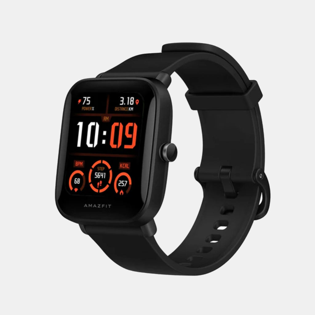 Unisex Processor Black Dial LCD Silicone Watch BIP U PRO BLACK