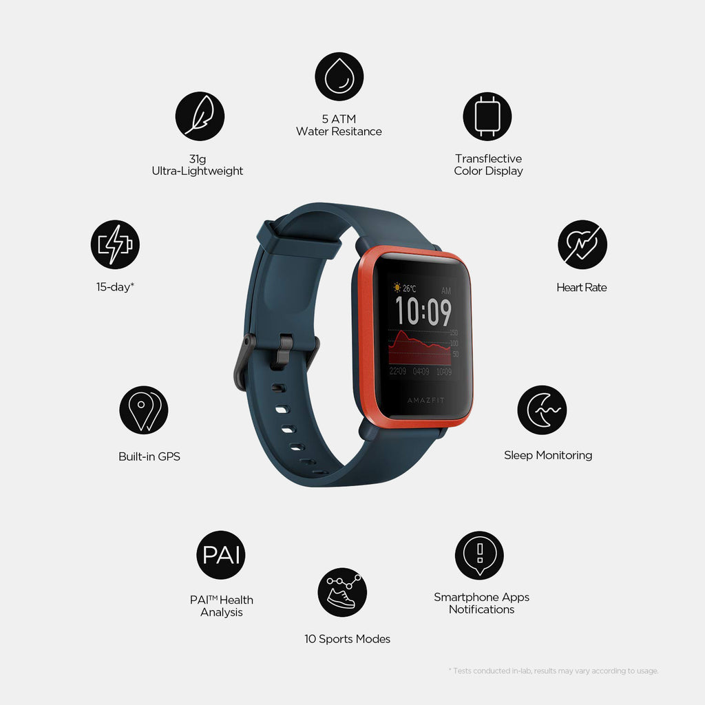 Bip Unisex Quartz Black Dial Digital Silicone Watch BIP ORANGE