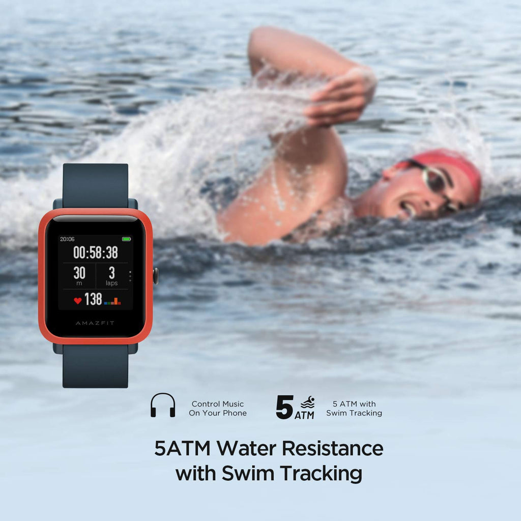 Bip Unisex Quartz Black Dial Digital Silicone Watch BIP ORANGE