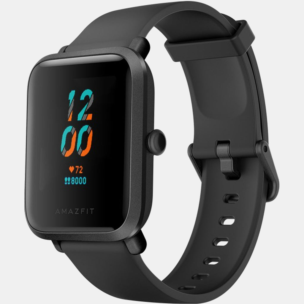 Bip Unisex Quartz Black Dial Digital Silicone Watch BIP S BLACK