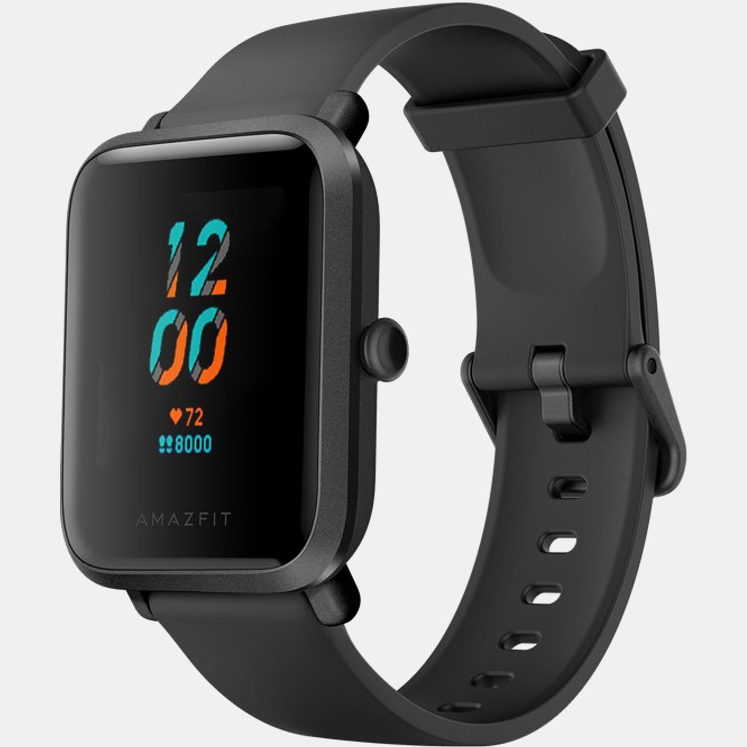 Bip Unisex Quartz Black Dial Digital Silicone Watch BIP S BLACK