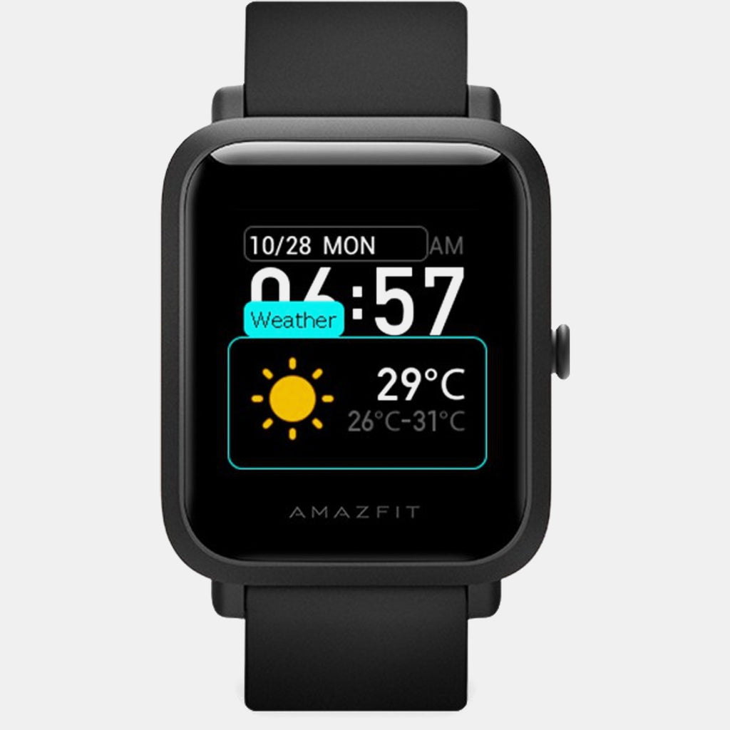 Bip Unisex Quartz Black Dial Digital Silicone Watch BIP S BLACK