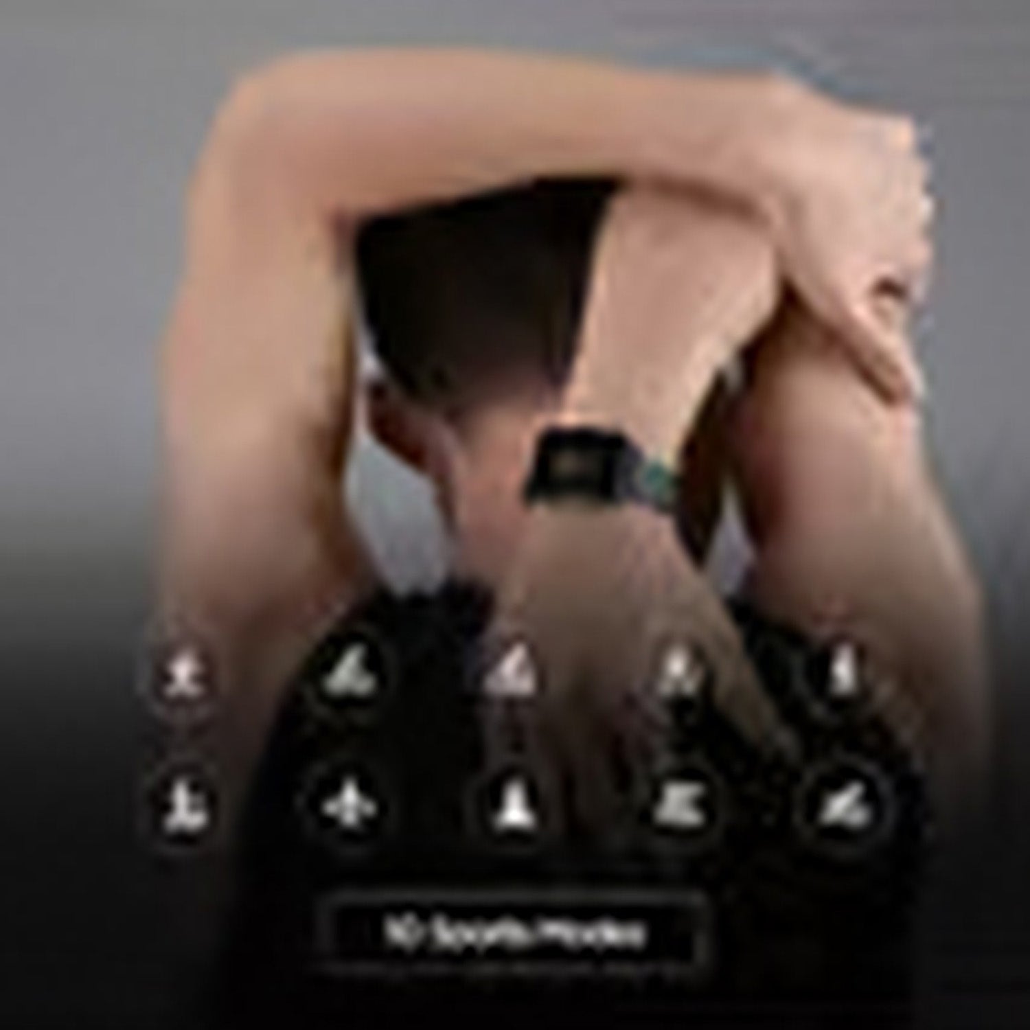 Bip Unisex Quartz Black Dial Digital Silicone Watch BIP S BLACK