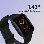 Bip Unisex Quartz Black Dial Digital Silicone Watch BIP U BLACK