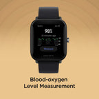Bip Unisex Quartz Black Dial Digital Silicone Watch BIP U BLACK