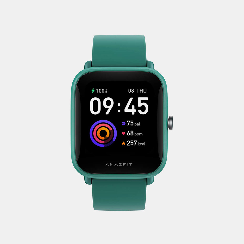 Bip Unisex Quartz Green Dial Digital Silicone Watch BIP U GREEN