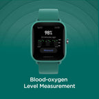 Bip Unisex Quartz Green Dial Digital Silicone Watch BIP U GREEN