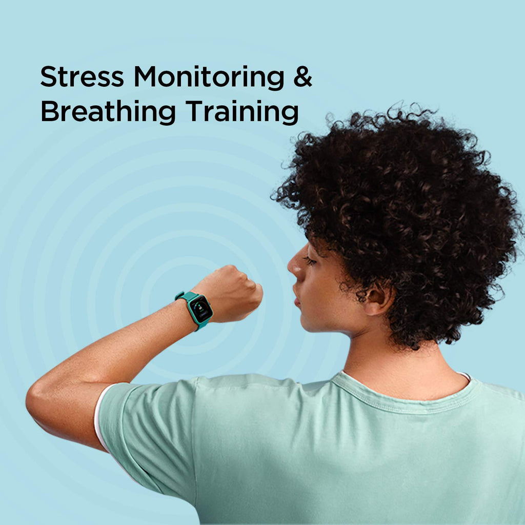 Unisex Processor Green Dial LCD Silicone Watch BIP U PRO GREEN