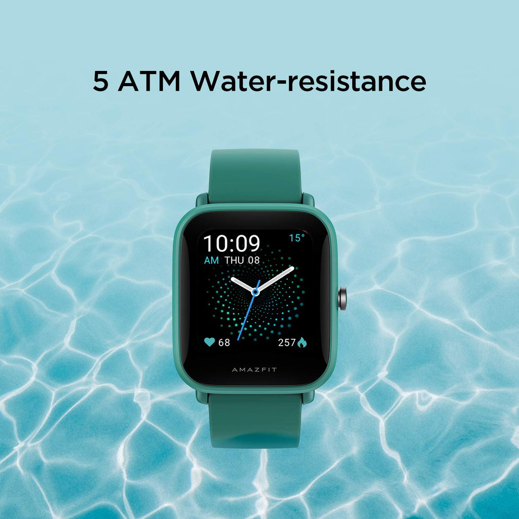 Bip Unisex Quartz Green Dial Digital Silicone Watch BIP U GREEN