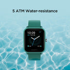 Bip Unisex Quartz Green Dial Digital Silicone Watch BIP U GREEN