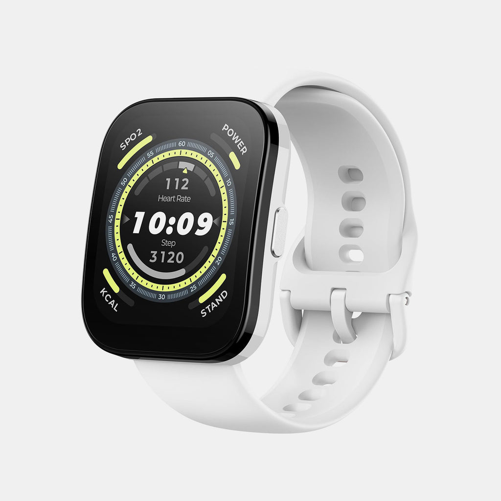Bip Unisex Quartz White Dial Digital Silicone Watch Bip White