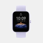 Unisex Processor Blue Dial LCD Silicone Watch BIP 3 BLUE