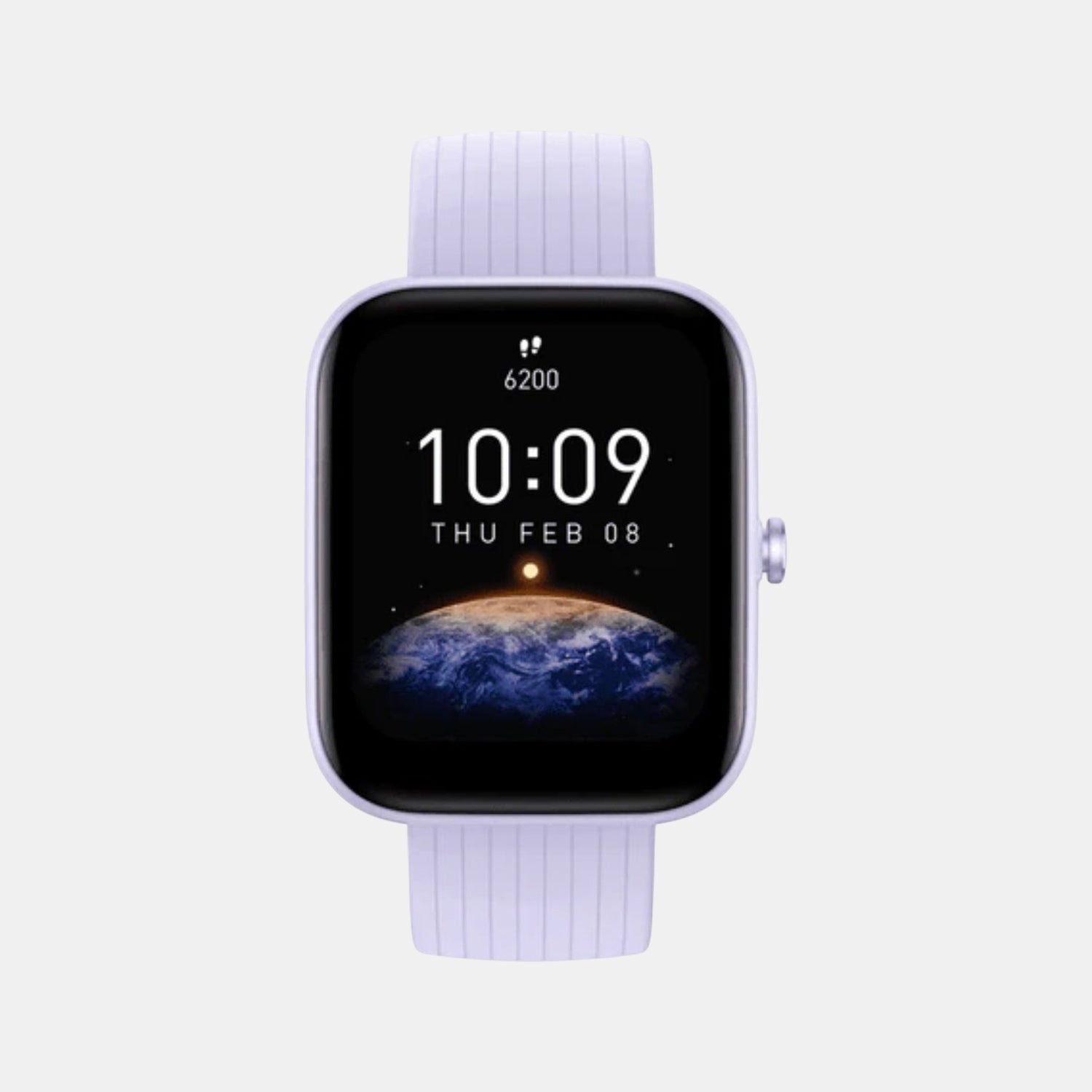 Unisex Processor Blue Dial LCD Silicone Watch BIP 3 BLUE