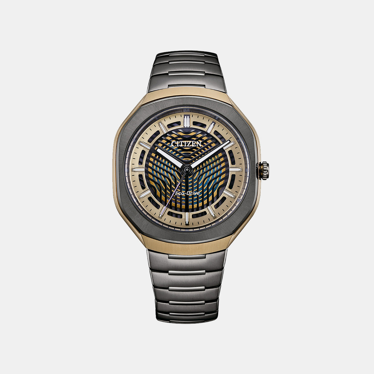 Photon Eco-Drive 50th Anniversary Limited Edition Men Quartz Black Dial Analog Titanium Watch BJ6569-59X