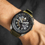 Promaster Men Quartz Black Dial Analog Leather Watch BJ7138-04E