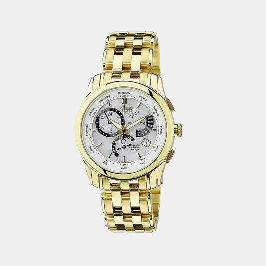Male White Chronograph Stainless Steel Watch BL8006-58A