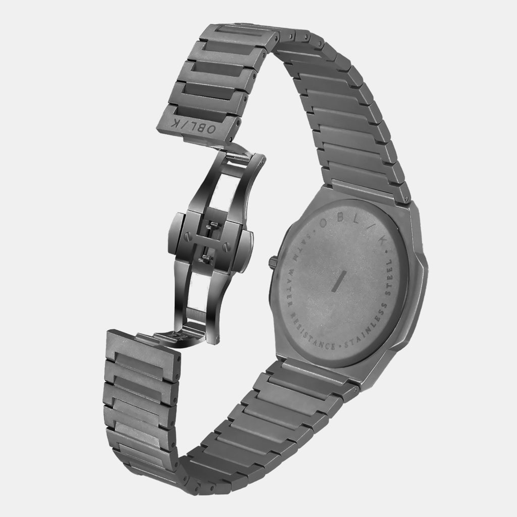 Blade Men Quartz Grey Dial Analog Stainless Steel Watch BLADE ULTRA SLIM-GM