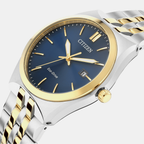 Corso Men Quartz Blue Dial Analog Stainless Steel Watch BM7334-66L