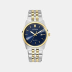 Corso Men Quartz Blue Dial Analog Stainless Steel Watch BM7334-66L