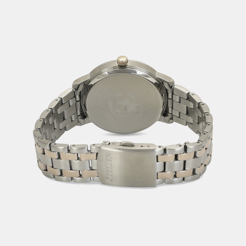 Men Quartz Grey Dial Analog Stainless Steel Watch BM7466-81H