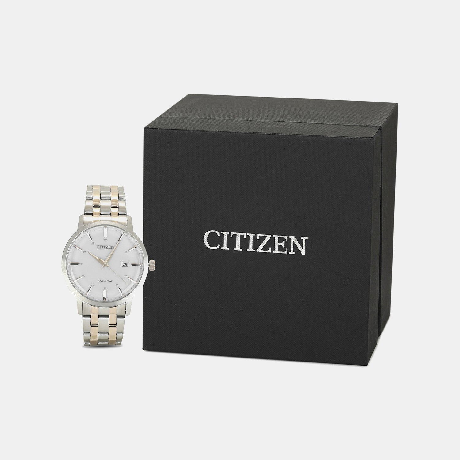 Men Quartz Grey Dial Analog Stainless Steel Watch BM7466-81H