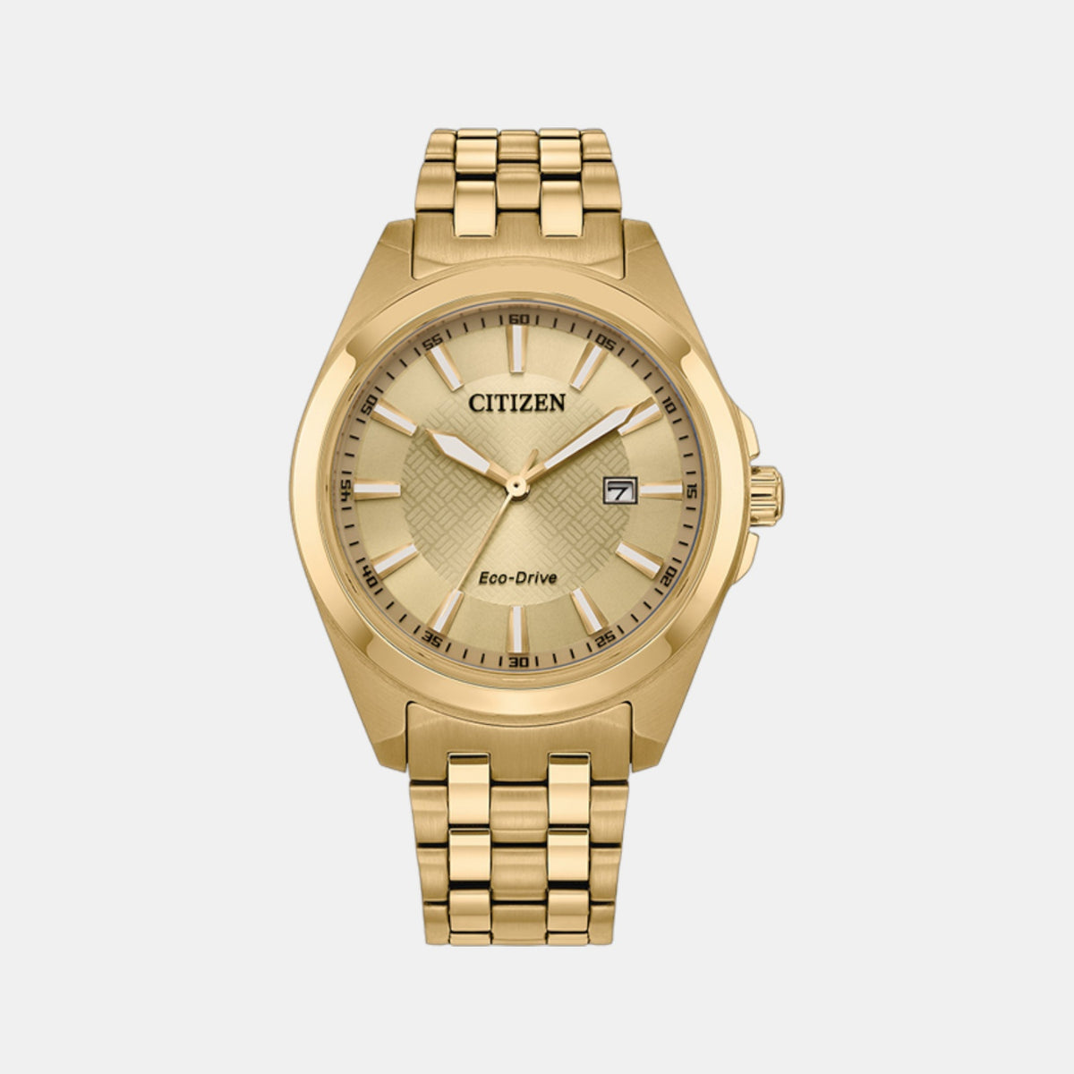 Men Quartz Champagne Dial Analog Stainless Steel Watch BM7532-54P
