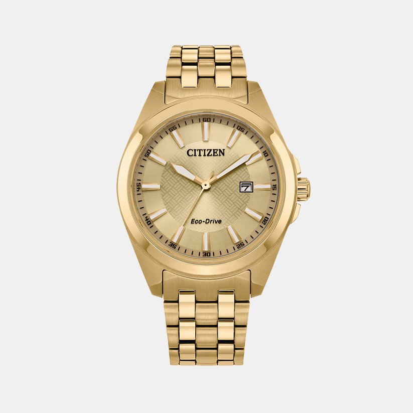 Citizen Round Champagne Analog watch