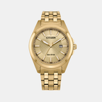 Citizen Round Champagne Analog watch