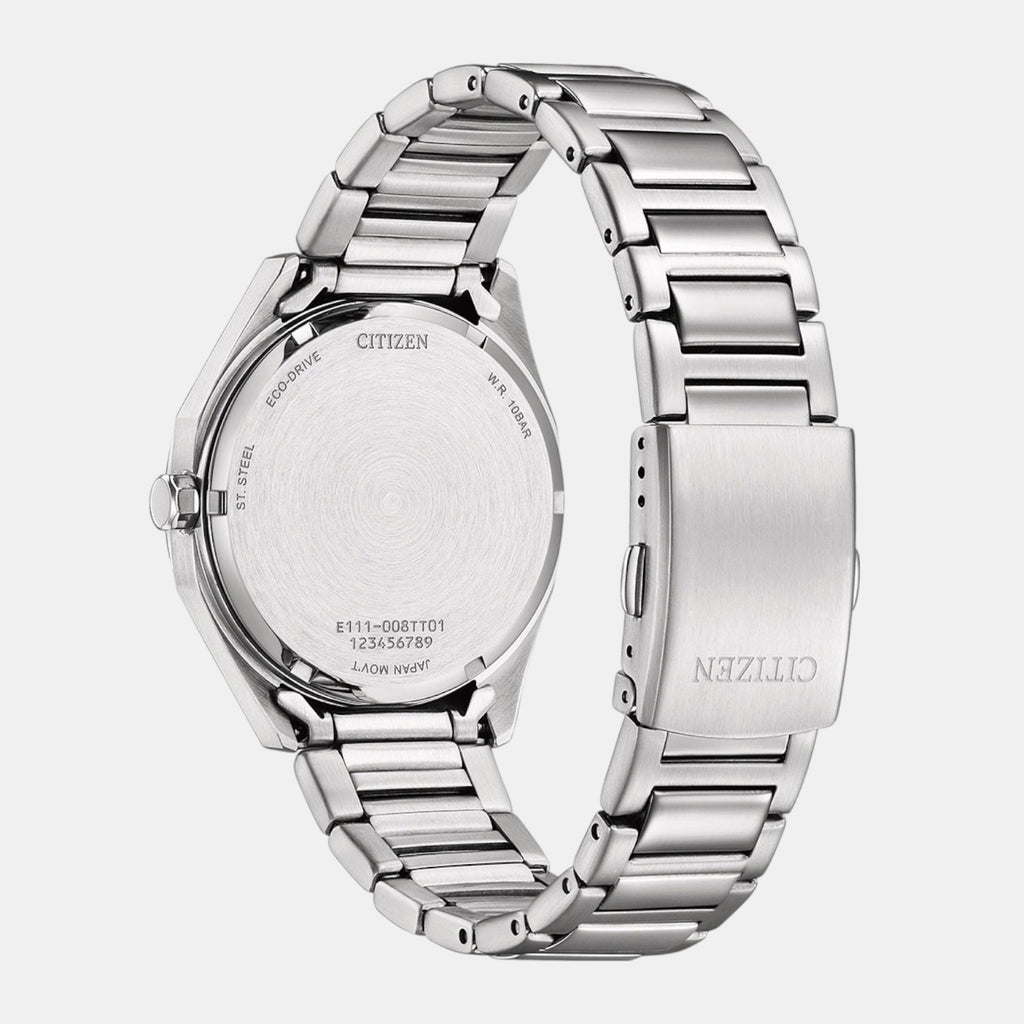 Eco-Drive Men Eco-Drive Blue Dial Analog Stainless Steel Watch BM7620-83L