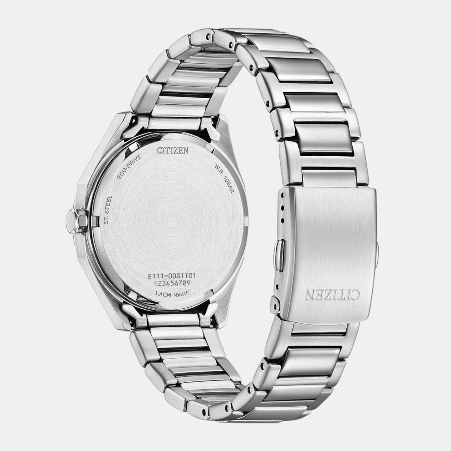 Eco-Drive Men Eco-Drive Blue Dial Analog Stainless Steel Watch BM7620-83L