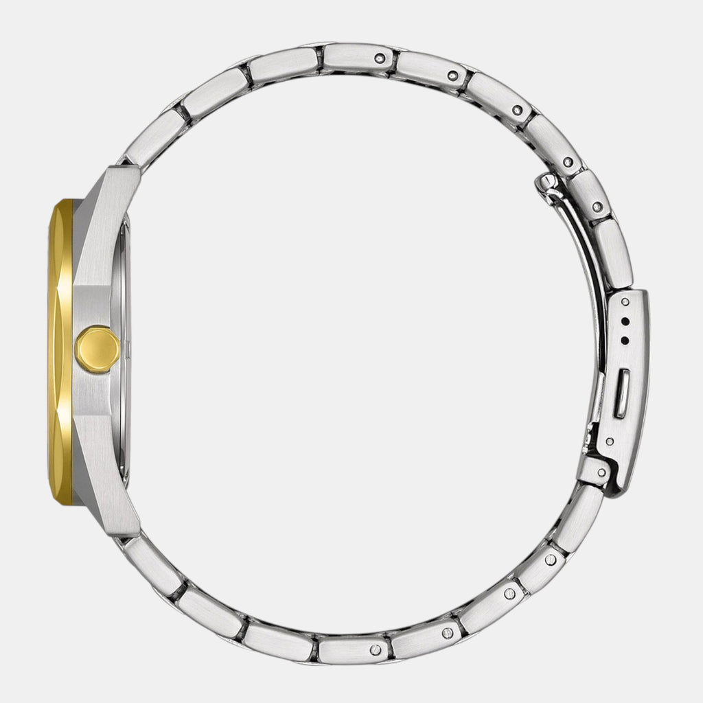 Eco-Drive Men Eco-Drive White Dial Analog Stainless Steel Watch BM7624-82A