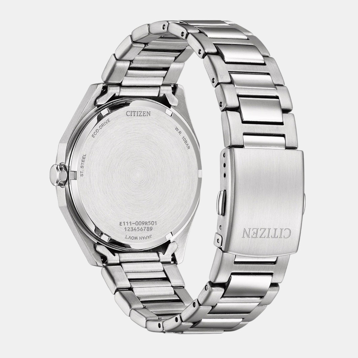 Men Quartz Green Dial Analog Stainless Steel Watch BM7630-80X