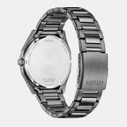 Eco-Drive Men Eco-Drive Grey Dial Analog Stainless Steel Watch BM7637-81H