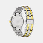 Axiom Men Quartz Green Dial Analog Stainless Steel Watch BM7654-57X