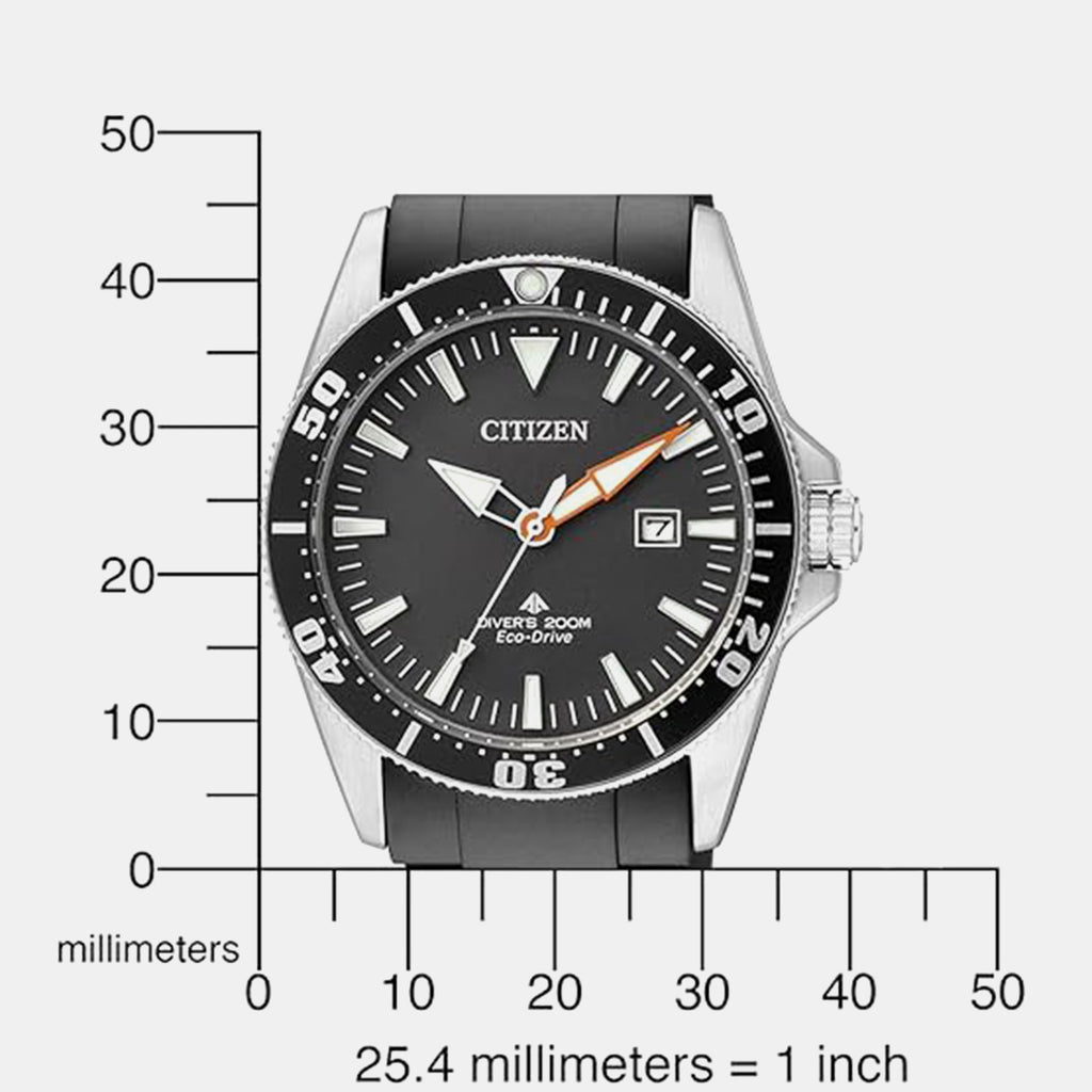 Promaster Men Quartz Black Dial Analog Rubber Watch BN0100-00E