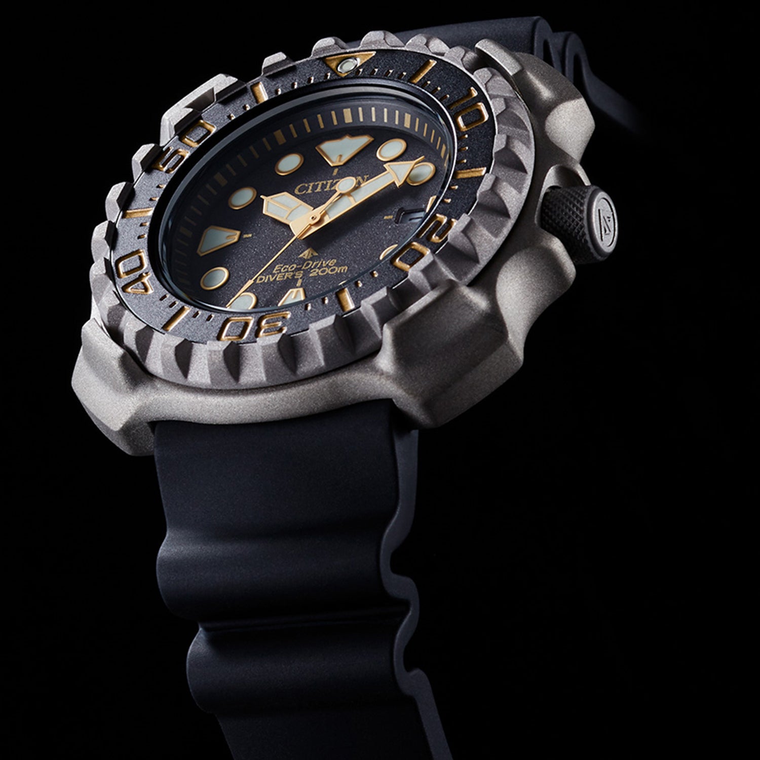 Promaster Men Quartz Black Dial Analog Rubber Watch BN0220-16E